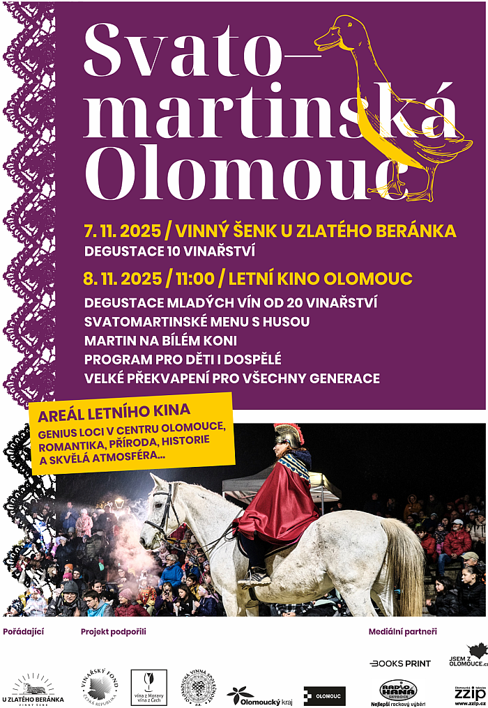 Svatomartinská Olomouc listopad 2025